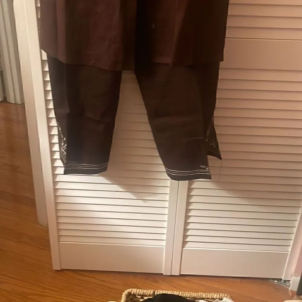 Style & Co Collection 100% Linen 3 PC Pants Suit - Picture 9 of 11